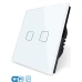 Сенсорный Wi-Fi/RF выключатель SK-W802Y-01 — 2 клавиши
